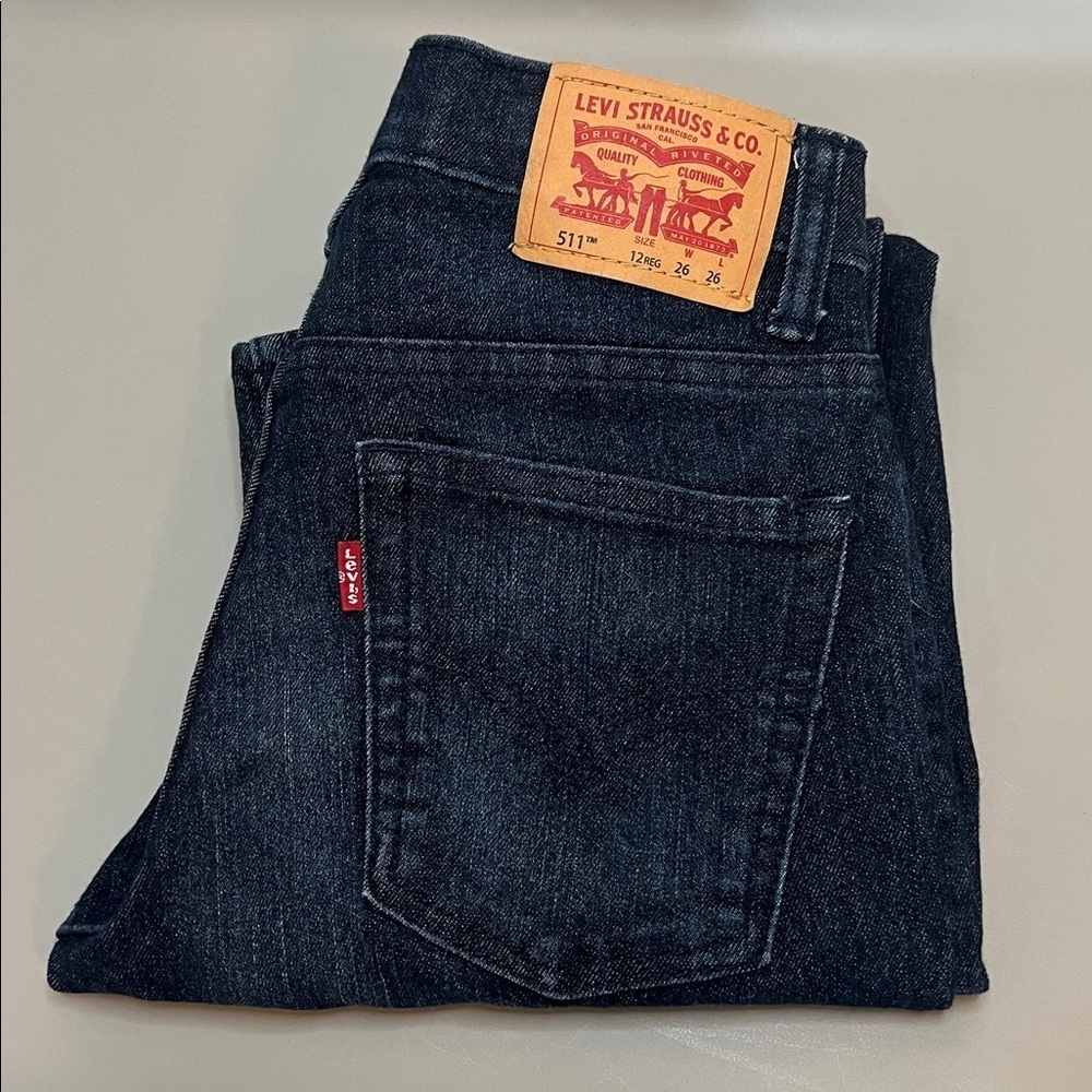 Levi’s 511 Slim Jean Dark Wash Size 12 Reg